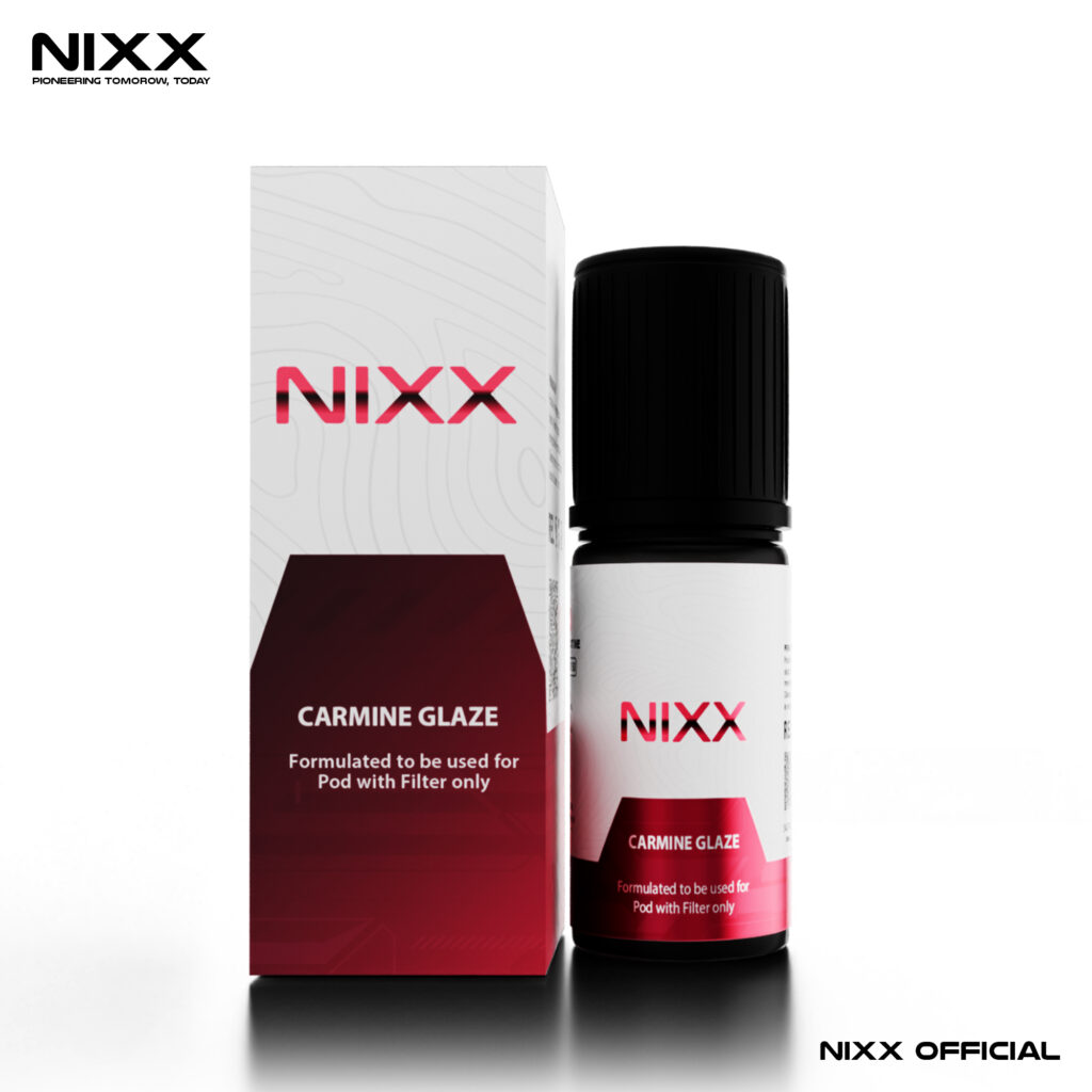 NIXX Liquid Saltnic - Carmine Glaze 30ML